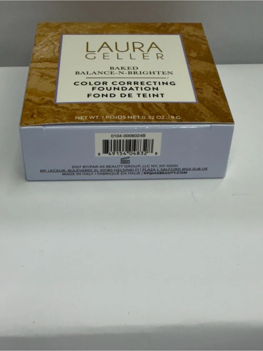 Laura Geller Baked Balance-N-Brighten Foundation Medium 0.32 oz 9g NIB